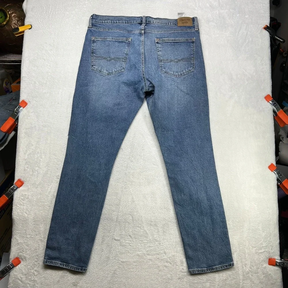 Denizen from Levi's 216 Slim Fit Jeans Men's Blue Denim Stretch Straight - 36X31